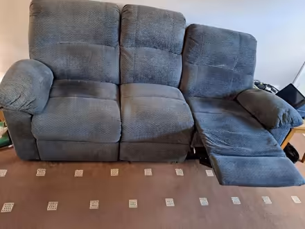 Photo of free 3 seat recliner (Hillhouse ML3) #2
