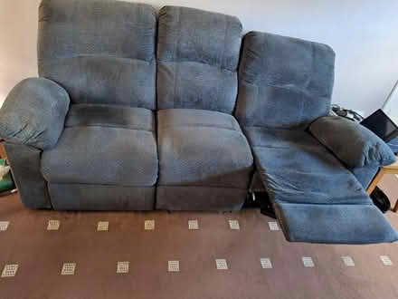 Photo of free 3 seat recliner (Hillhouse ML3) #2