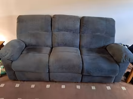 Photo of free 3 seat recliner (Hillhouse ML3) #1