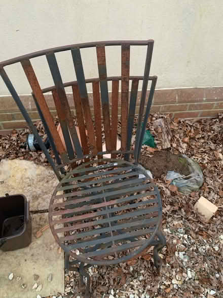 Photo of free Metal garden chairs (highcliffe BH23) #1