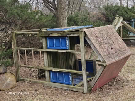 Photo of free Wood swingset (West Chicago) #3