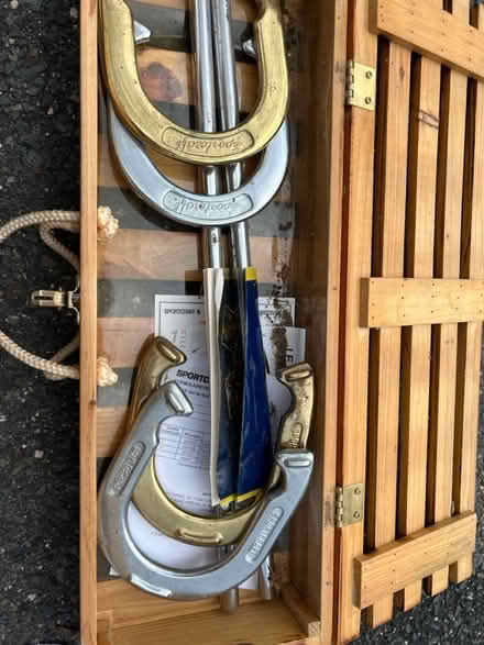 Photo of free Steel horseshoe set (Tenafly NJ) #1