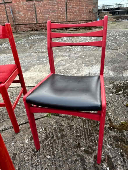 Photo of free 4 x red chairs (Princes Risborough) #3