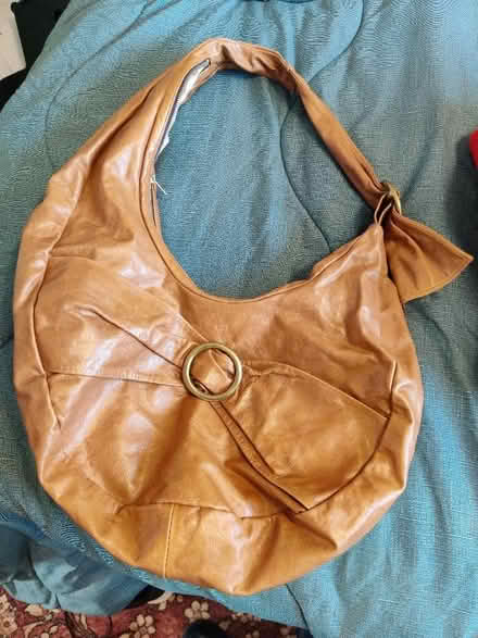 Photo of free Brown leather bag (Burghfield Common RG7) #1