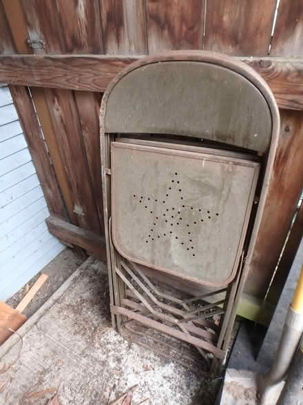 Photo of free Three Vintage Folding Chairs (Interbay/Queen Anne) #1