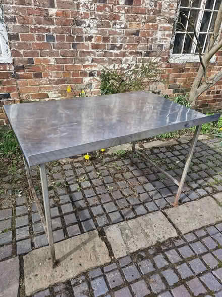 Photo of free Stainless Steel table and worktop (Chirk LL14) #1