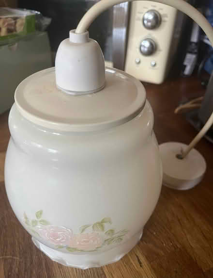 Photo of free Pendant light fitting and glass shade (Fairfield LA1) #3