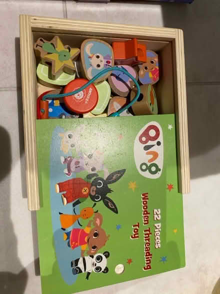 Photo of free Wooden threading toy (Bushey heath UK) #1