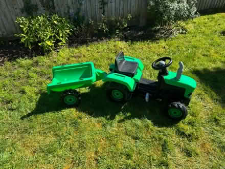 Photo of free Toddle peddle tractor & trailer (Esher) #1