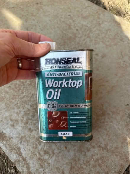 Photo of free Worktop oil - not open/used (Epping, CM16) #1