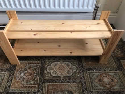 Photo of free Wooden shoe rack (L9) #2