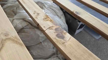 Photo of free Pine wooden bed frame (Double size) (Tunbridge Wells) #3