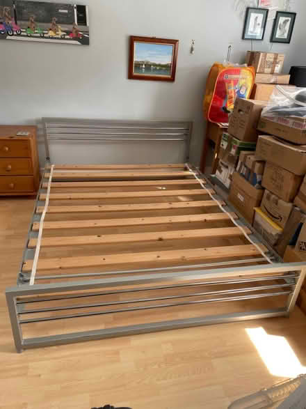 Photo of free King-size metal bed frame: Magma (Central maidstone) #1