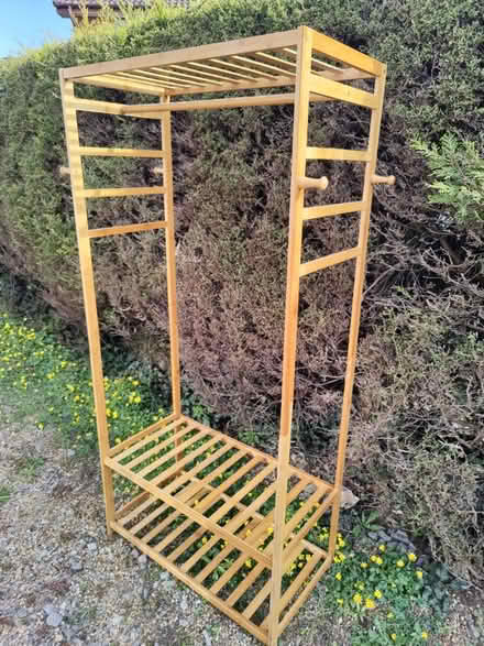 Photo of free Wooden clothes rack (Aylesbury HP21) #3