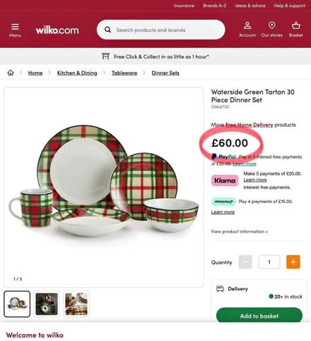 Photo of free NEW 30 Piece Dinner Set (Narborough) #2