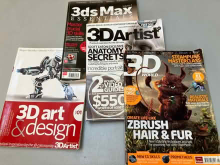 Photo of free 3D Computer Art Magazines (Polegate BN26) #1