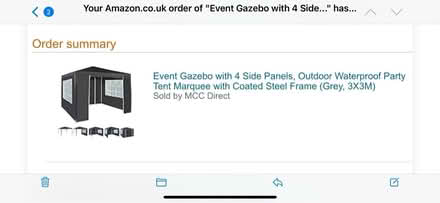 Photo of free TODAY ONLY - 3x3 Gazebo (NW7) #1
