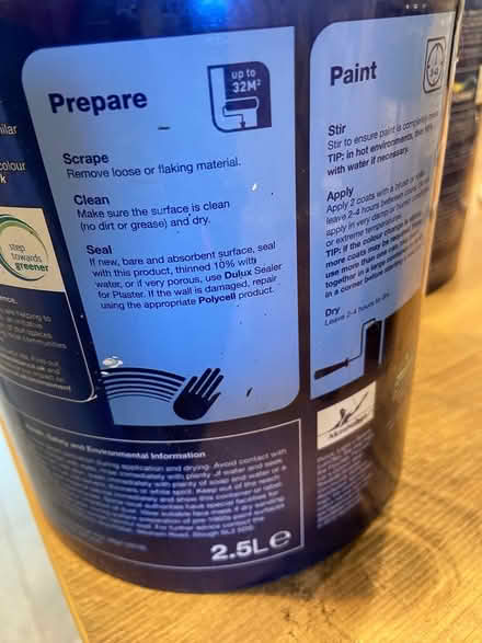 Photo of free Dulux Paint (Cromford DE4) #2
