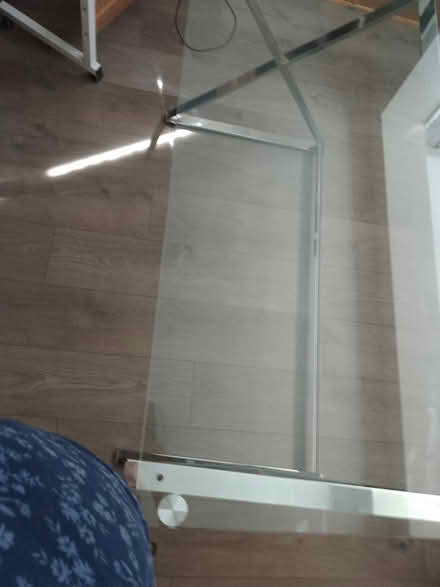 Photo of free Glass and chrome desk (Isleworth TW7 Near Rugby Gd) #2
