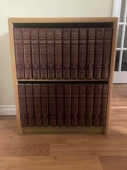 Photo of free 1954 Britannica Set With shelf (Pickering) #1