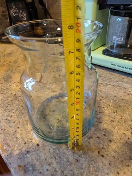 Photo of free 2 glass vases (South Palm Park, Redwood City) #3