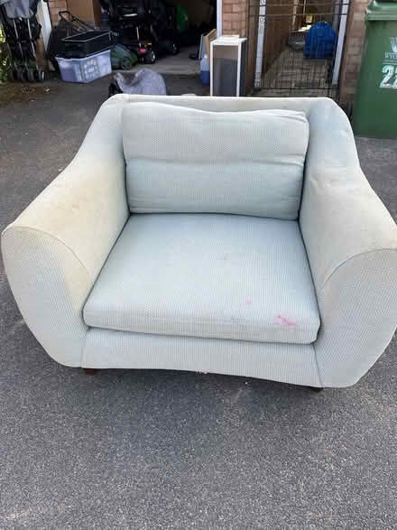 Photo of free Pale green love seat (Flackwell Heath) #1
