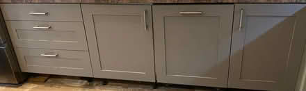 Photo of free Grey B&Q Kitchen Doors & Drawers (Off Plas Newton Lane, CH2) #1