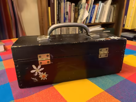 Photo of free cool wooden box w mirror (Greenwood) #3