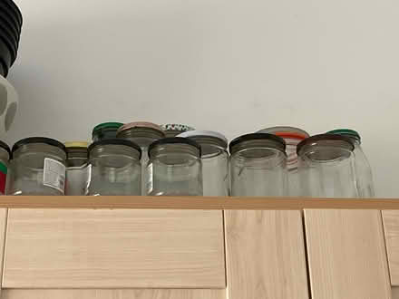 Photo of free Small glass jars with lids (SW8 Wandsworth Road) #1