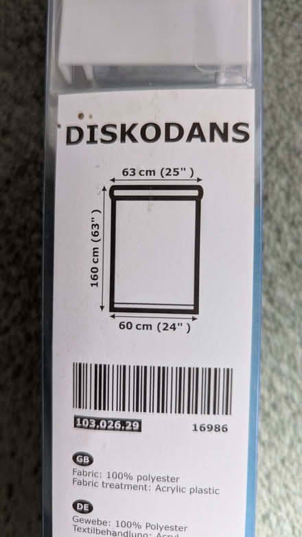 Photo of free IKEA Diskodans Roller blind (Northwich CW9) #1