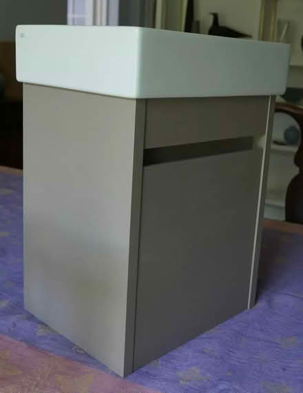 Photo of free Small cloakroom cabinet with sink wallmounted 36 x 28 (Headington OX3) #1