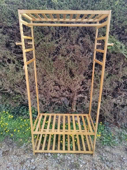 Photo of free Wooden clothes rack (Aylesbury HP21) #1