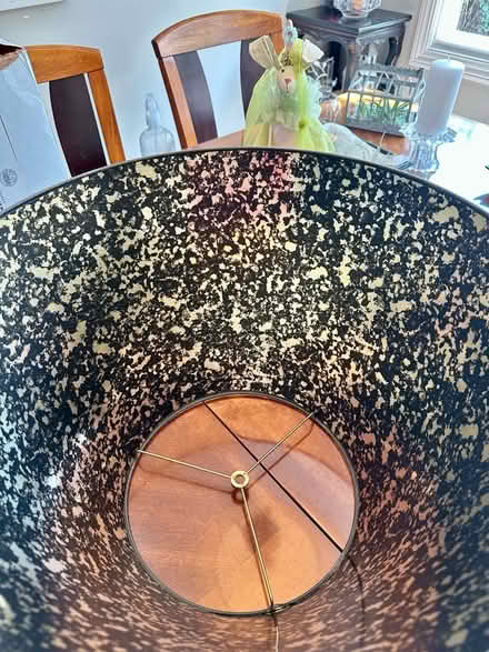 Photo of free Black lamp shade (Lawrence and Pruneridge) #2