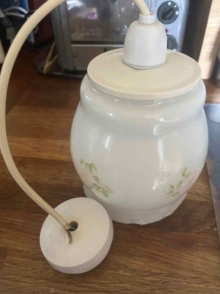 Photo of free Pendant light fitting and glass shade (Fairfield LA1) #1