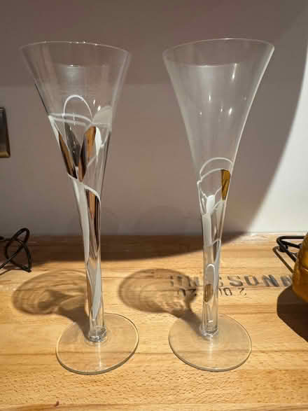 Photo of free Hand painted champagne glasses (Abbey Wood SE2) #1