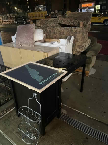 Photo of free Curb alert: Sofas, desk, dressers (Upper East Side) #1