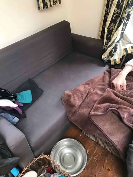 Photo of free Sofa bed grey 3 seater (CB25 9ae) #1