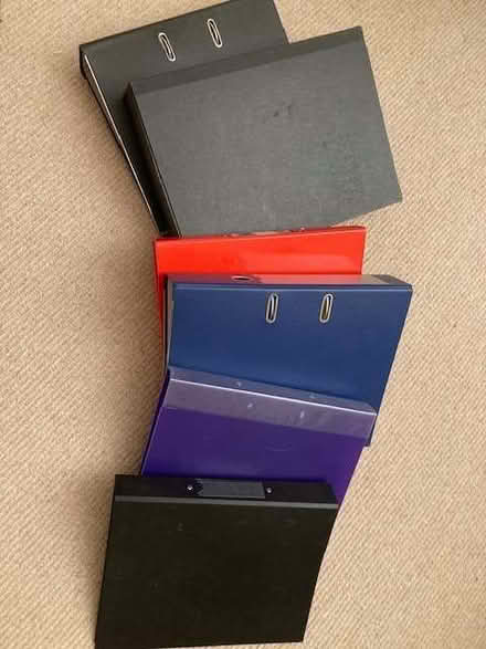 Photo of free Files and folders - various colours and sizes (Clevedon BS21) #1