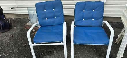 Photo of free outdoor chairs (S Bellmore) #1