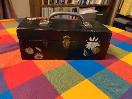 Photo of free cool wooden box w mirror (Greenwood) #2
