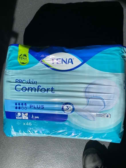 Photo of free 5 packs of tena comfort plus (Cambridge) #1
