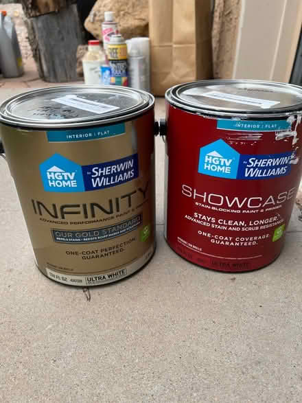 Photo of free 2 gallons off white paint -new (Near Unser and southern) #1