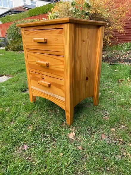 Photo of free Wooden bedside locker (Glenageary) #1