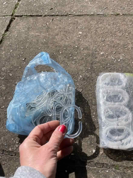 Photo of free Shower curtain hooks (SW9) #1