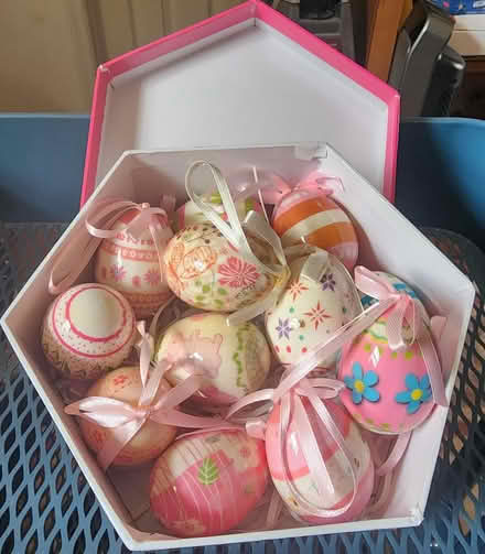 Photo of free Hanging Easter Egg Decorations (Landing) #1
