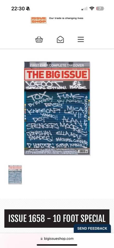 Photo of 10foot big issue (St. Leonard’s TN38) #1