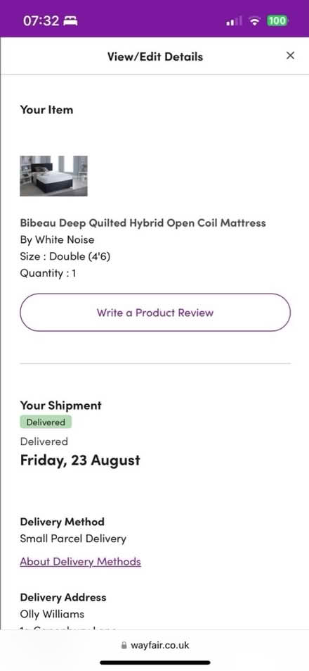 Photo of free double mattress (N1 - islington) #3