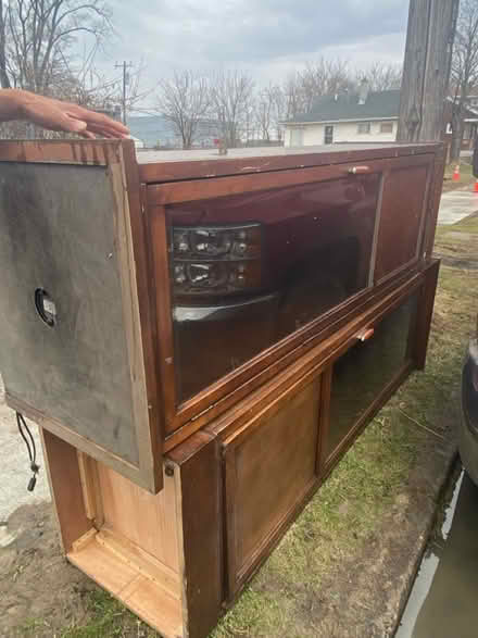 Photo of free Living room/entertainment furniture (West side Detroit) #2