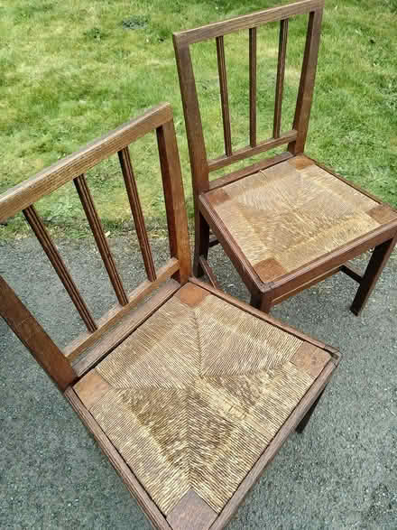 Photo of free Oak chairs (Colebatch) #2