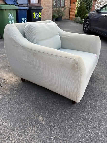 Photo of free Pale green love seat (Flackwell Heath) #2